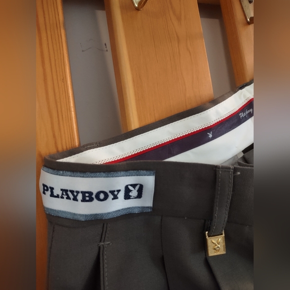 Vintage Playboy Pleated Pants - Picture 2 of 6